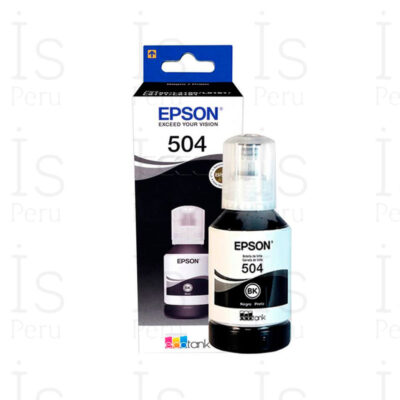 Tinta Epson T504 Negro
