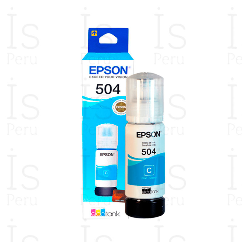 Tinta Epson T504 Cian T504220-AL