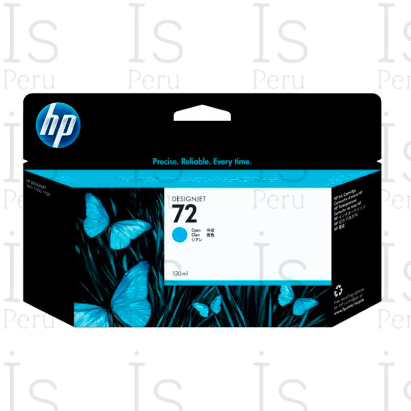 TINTA HP 72 C9371A CIAN