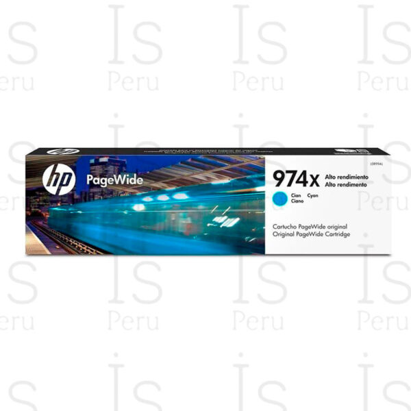  TINTA HP 974X L0R99AL CIAN