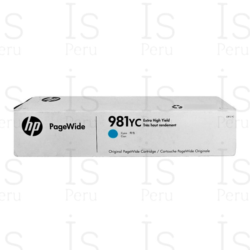 TINTA HP 981YC CIAN L0R17YC 