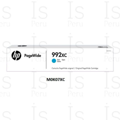 TINTA HP 992XC CIAN M0K07XC