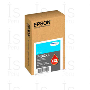 Tinta Epson 748XXL Cian
