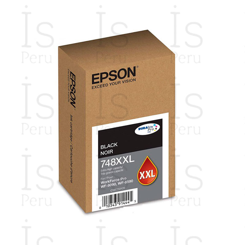 Tinta Epson 748XXL Negro Tinta Epson 748XXL Negro