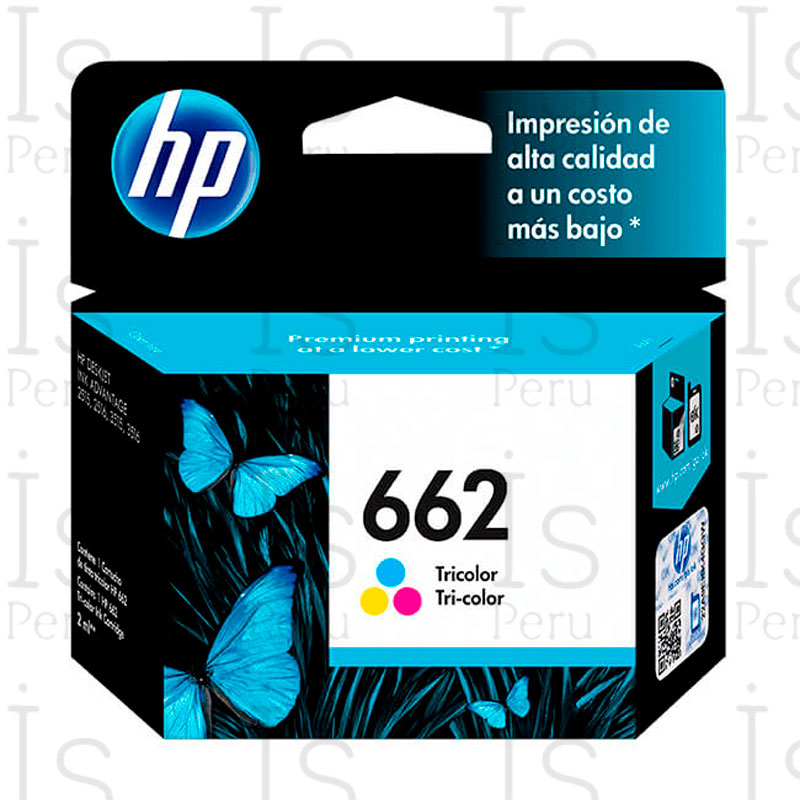 Tinta HP 662 Tricolor CZ104AL Tinta HP 662 Tricolor CZ104AL