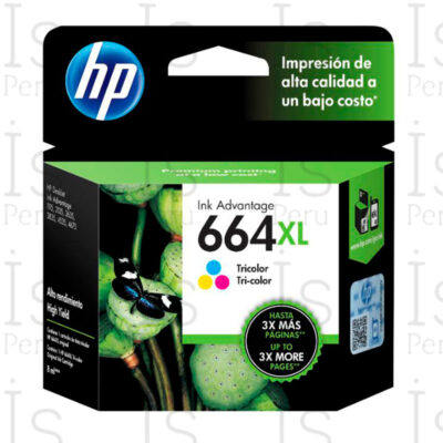 Tinta HP 664XL Tricolor F6V30AL