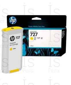 Tinta HP 727 B3P21A Yellow