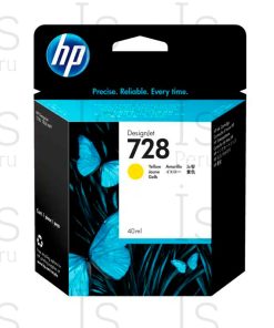 Tinta HP 728 F9J61A Yellow