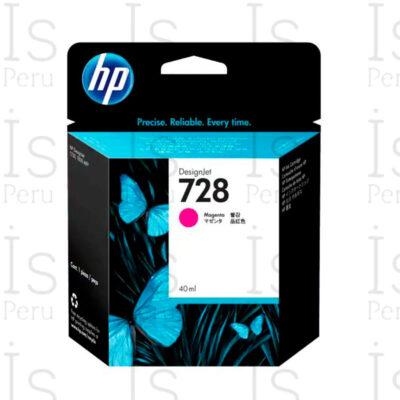 Tinta HP 728 F9J62A Magenta
