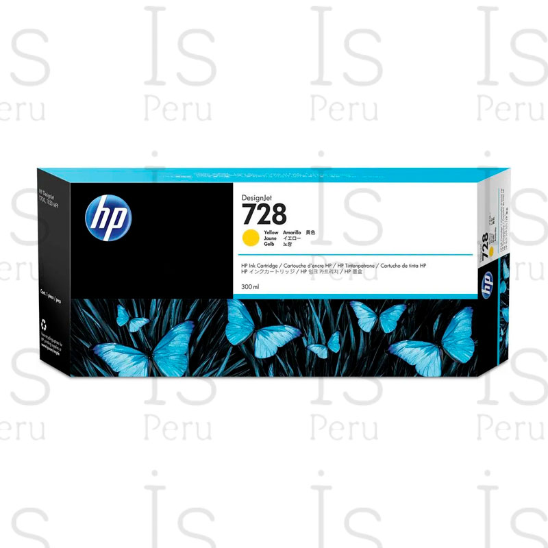 Tinta HP 728 F9K15A Yellow