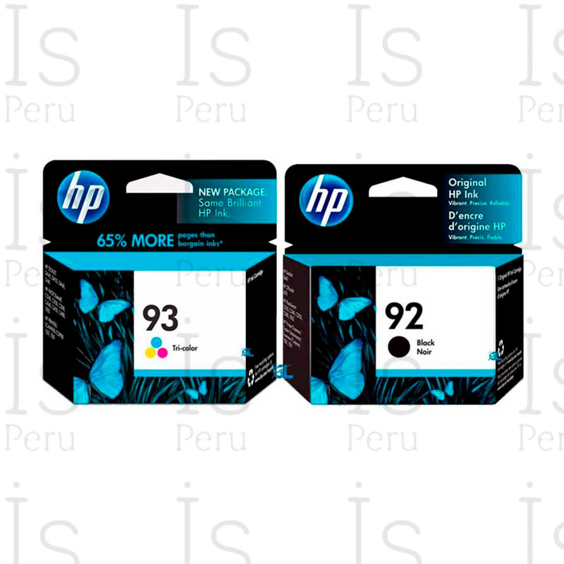 Tinta HP 92 y 93