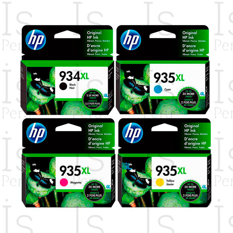 Tinta HP 934XL Y 935XL