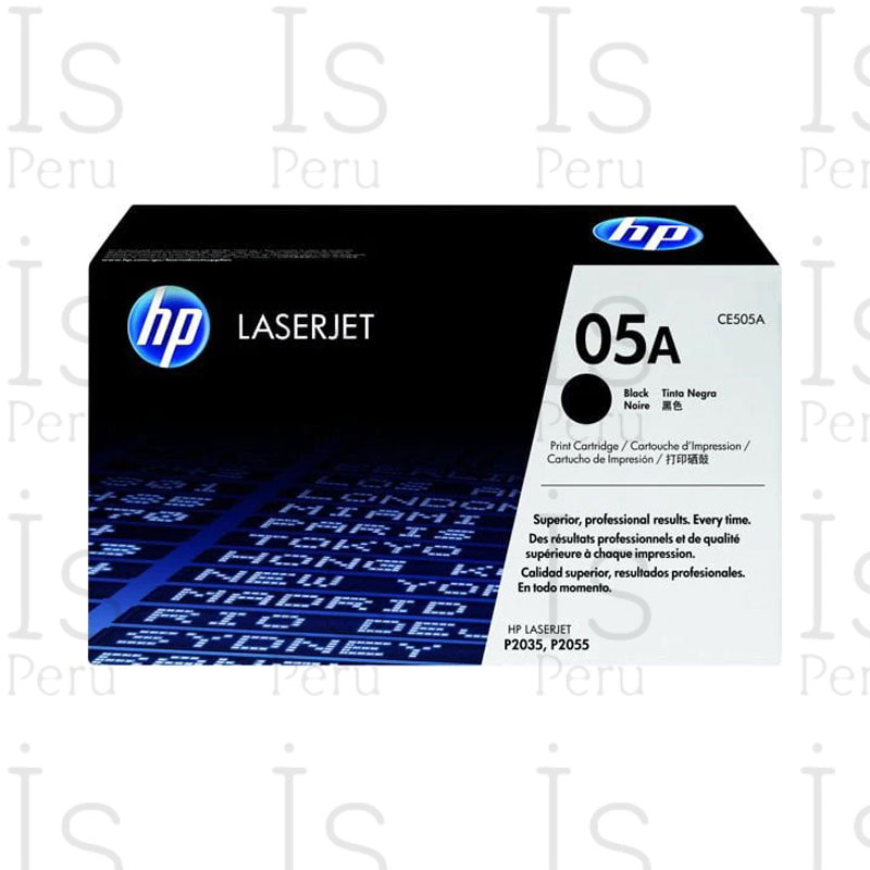 Toner HP 05A CE505A Negro