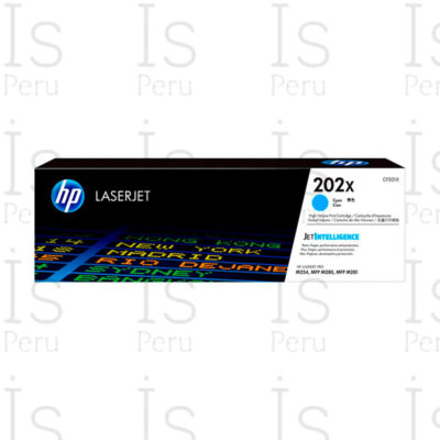 Toner HP 202X CF501X Cian
