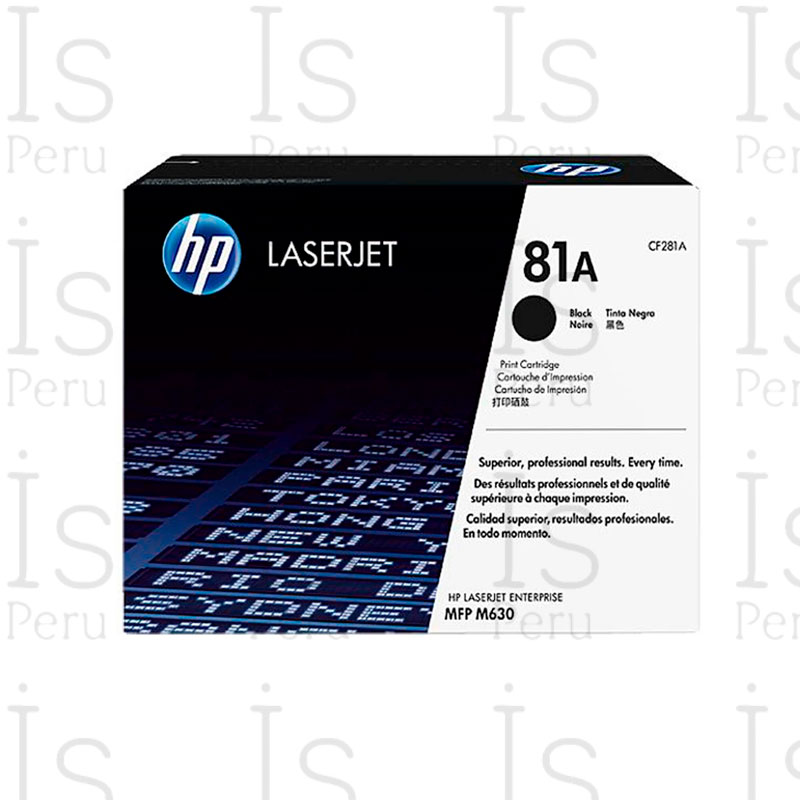 Toner HP 81A CF281A Negro