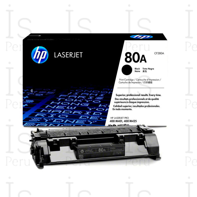 Toner HP 80A Negro CF280A 