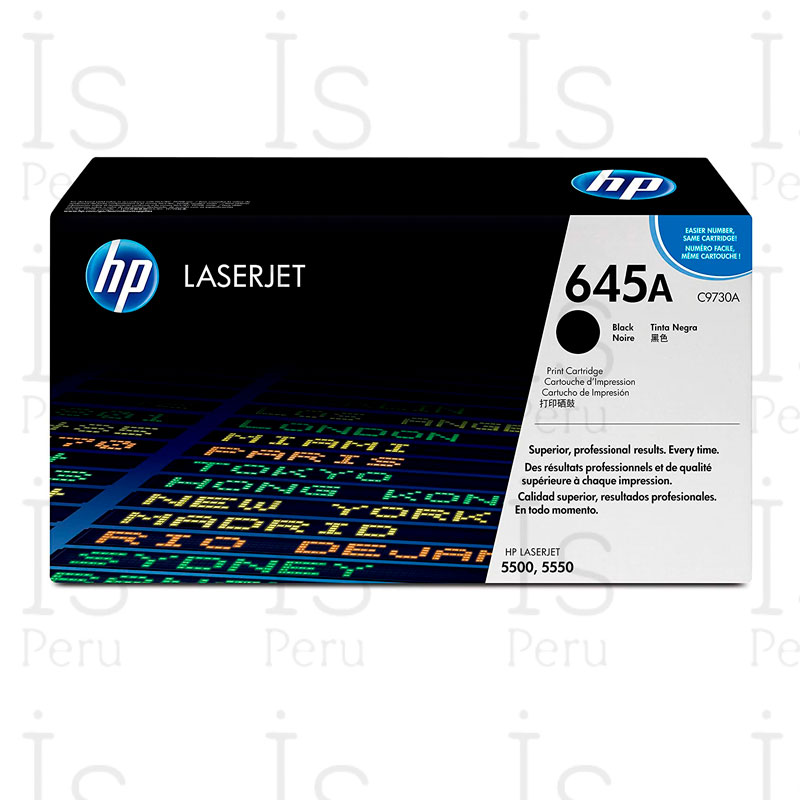 Toner HP 645A C9730A Negro Toner HP 645A C9730A Negro