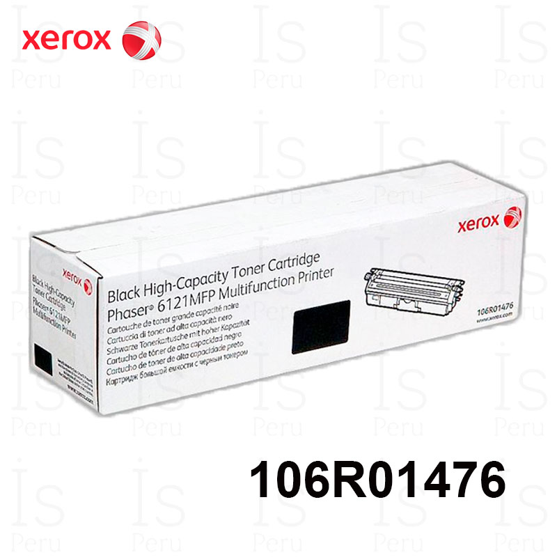 Tóner Xerox 106R01476 Negro