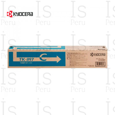 Toner Kyocera TK-897C Cian