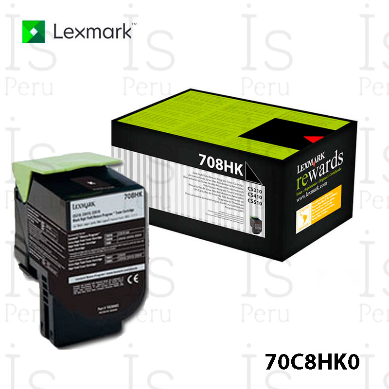 Lexmark 70C8HK0 Negro