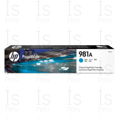 Tinta HP 981A J3M68A Cyan