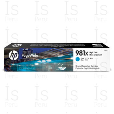 Tinta HP 981X L0R09A Cyan