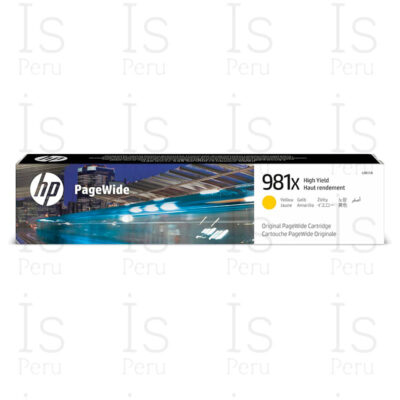 Tinta HP 981X L0R11A Yellow