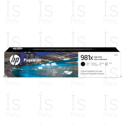 Tinta HP 981X L0R12A Negro