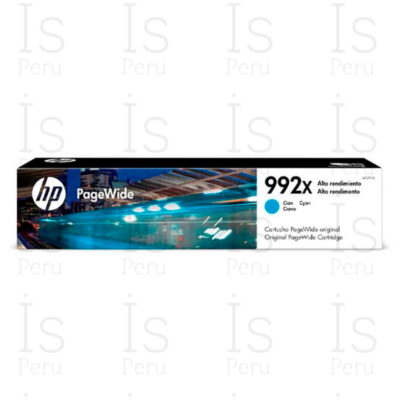 Tinta HP 992X M0J91AL Cyan