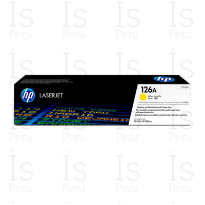 Tóner HP 126A CE312A Yellow