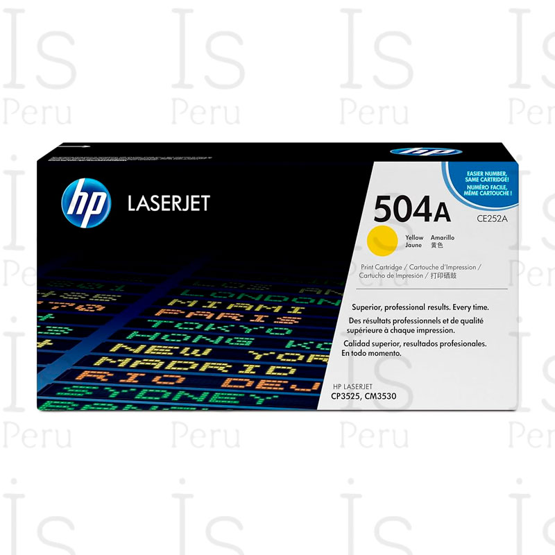 Toner HP 504A CE252A Yellow