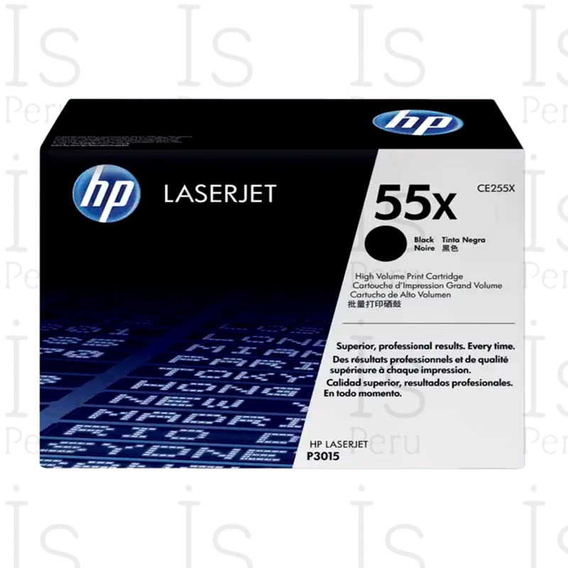 Toner HP 55X CE255X Negro Toner HP 55X CE255X Negro