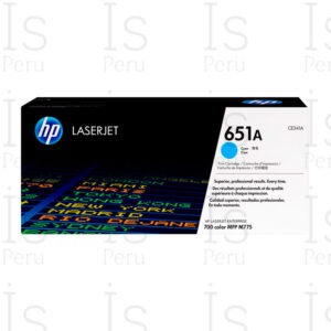 Toner HP 651A CE341A Cian