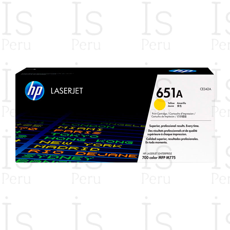 Toner HP 651A CE342A Yellow