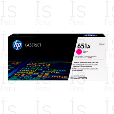 Toner HP 651A CE343A Magenta