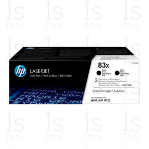 Toner HP 83X CF283XD Negro