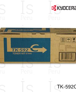 Tóner Kyocera TK-592C Cian