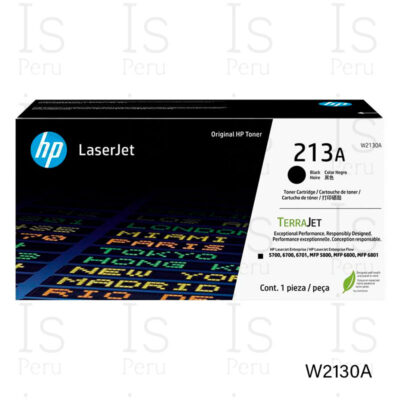 Tóner HP 213A W2130A Negro