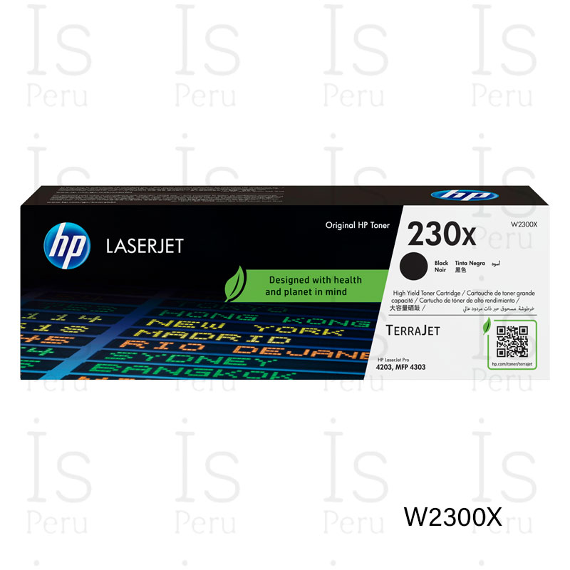 Tóner HP 230X W2300X Negro
