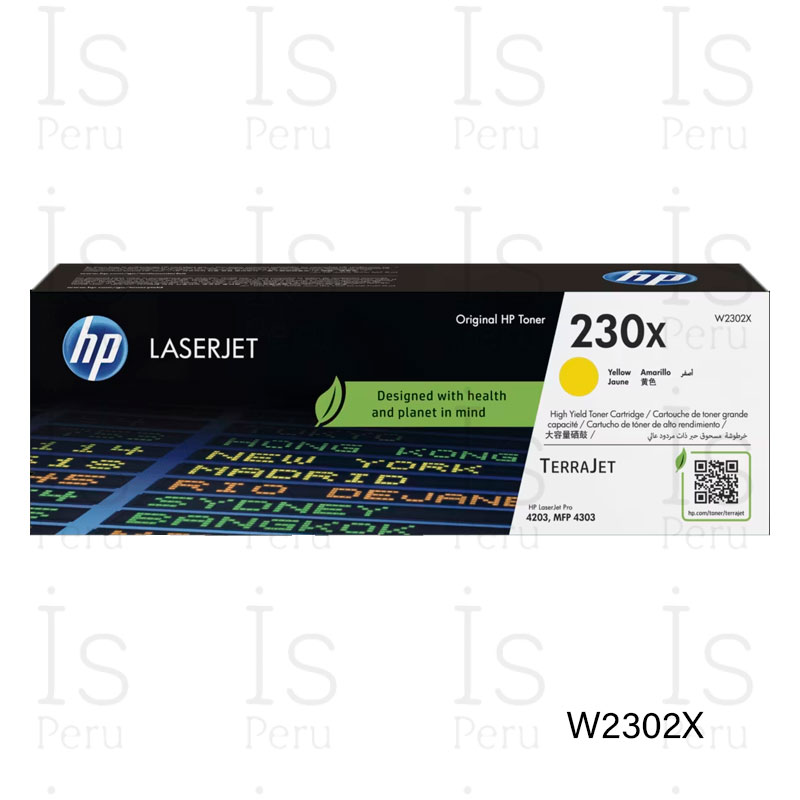 Tóner HP 230X W2302X Yellow Tóner HP 230X W2302X Yellow