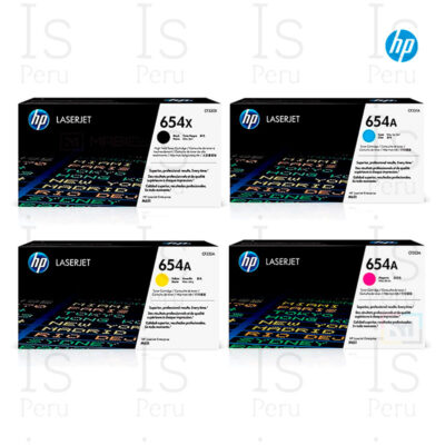 Tóner HP 654A Y 654X