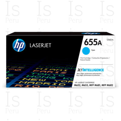 Tóner HP 655A CF451A Cian