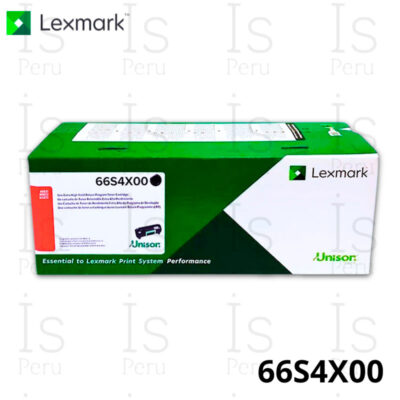 Toner Lexmark 66S4X00 Negro