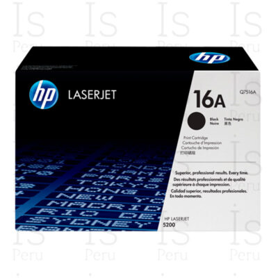 Toner hp 16A Q7516A Negro