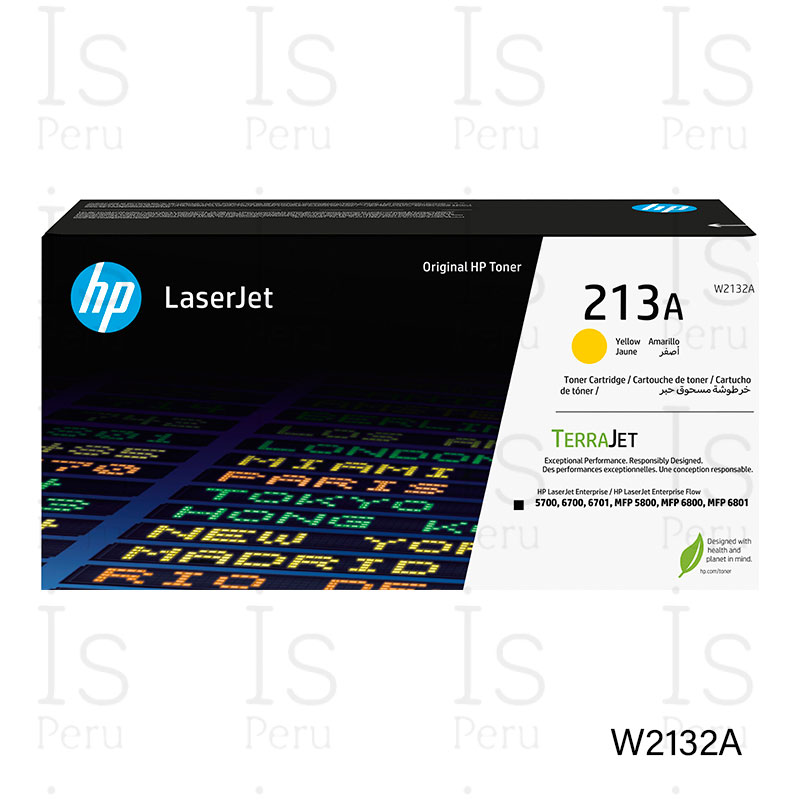 Tóner HP 213A W2132A Yellow Tóner HP 213A W2132A Yellow
