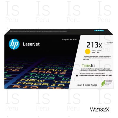 Tóner HP 213X W2132X Yellow