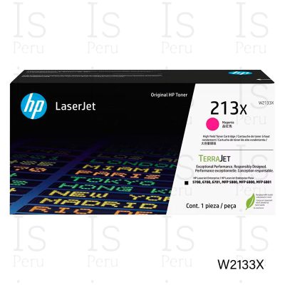 Tóner HP 213X W2133X Magenta