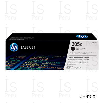 Tóner HP 305X CE410X Negro