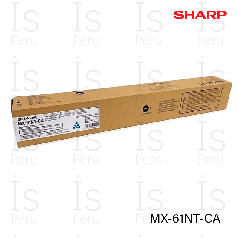 Toner Sharp MX-61NT-CA Cyan