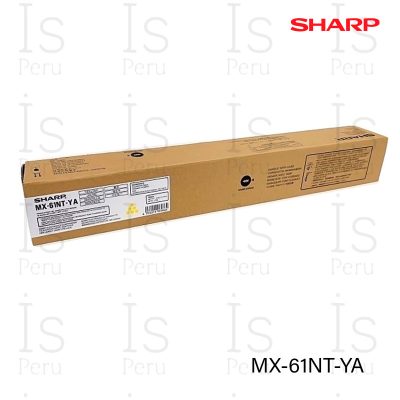Toner Sharp MX-61NT-YA Yellow
